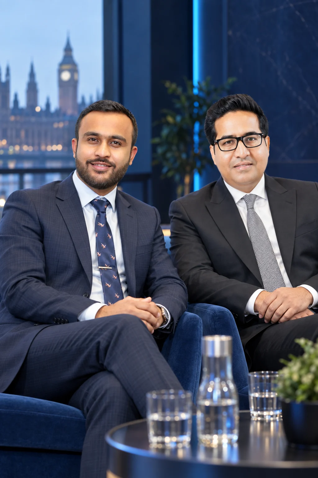 Sajjad Hussain and Farhan Farani at a NEXTidal founder event